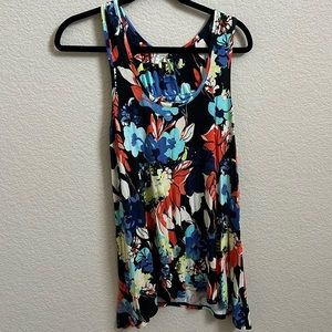 Super soft flora tank top